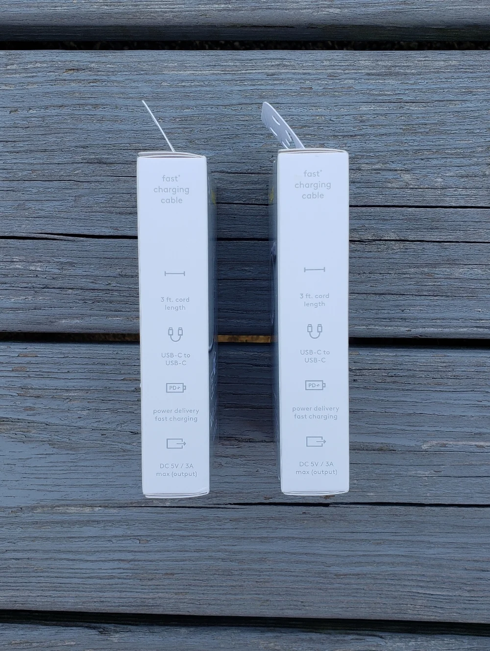 Heyday Lavender 3' USB-C to USB-C Chargng Cable - 2pk